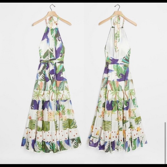 Farm Rio halter maxi, like new • size M - Picture 5 of 6